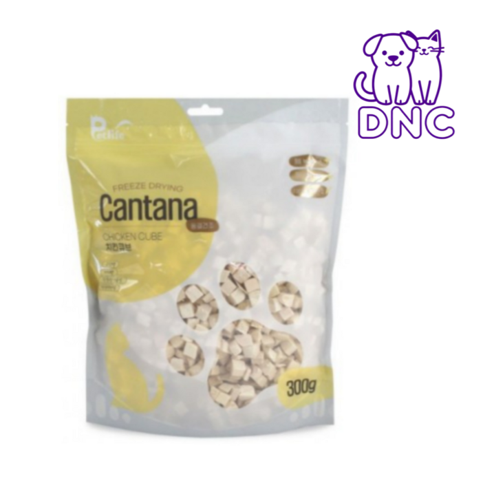 칸타나 동결건조 치킨 큐브 묶음, 300g, 2개 칸타나 동결건조 치킨 큐브 묶음, 300g, 2개