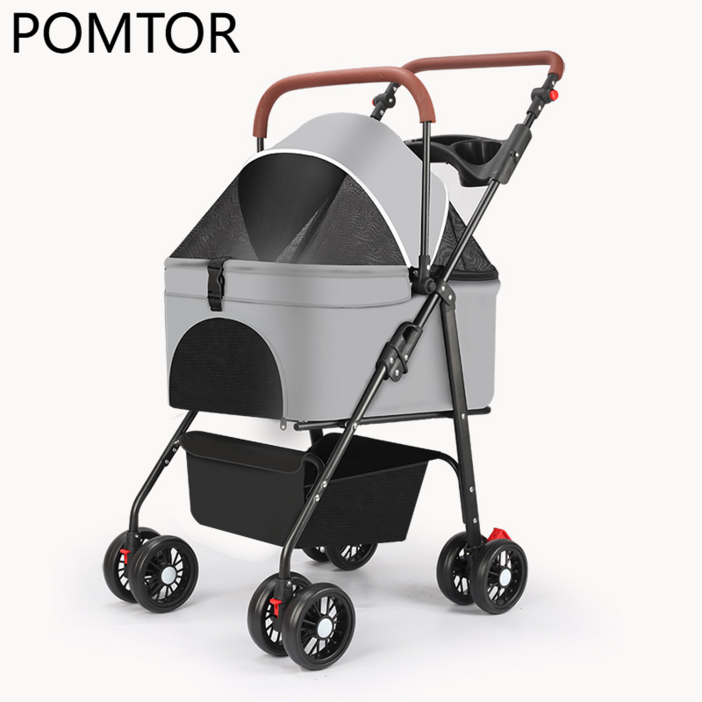 POMTOR 분리형 다기능 원터치 폴딩 유모차 강아지 유모차 개모차 POMTOR 분리형 다기능 원터치 폴딩 유모차 강아지 유모차 개모차