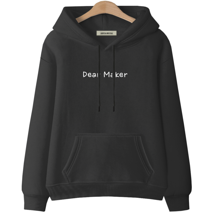 몰토벨리노 ANSANGSA 디어마커 남녀공용 후드 티셔츠