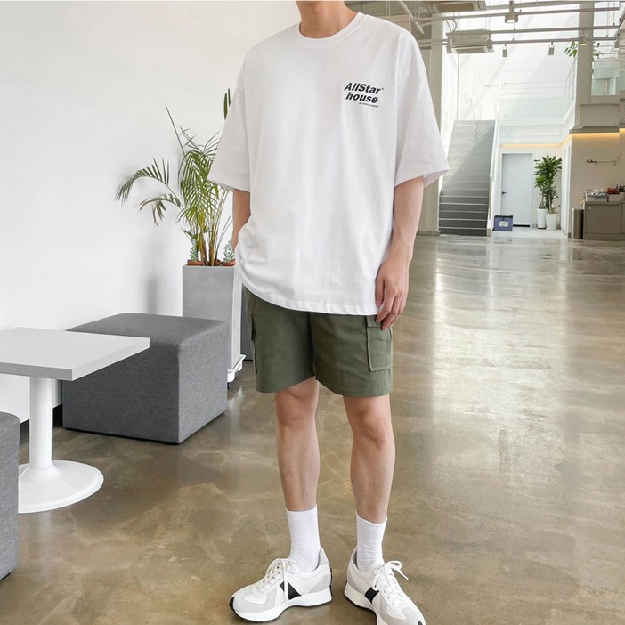 품절 반바지 카고