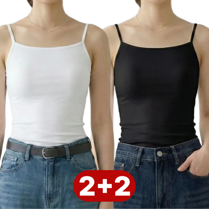 데이그린 넣어입는  여성 끈나시 4p DGT014