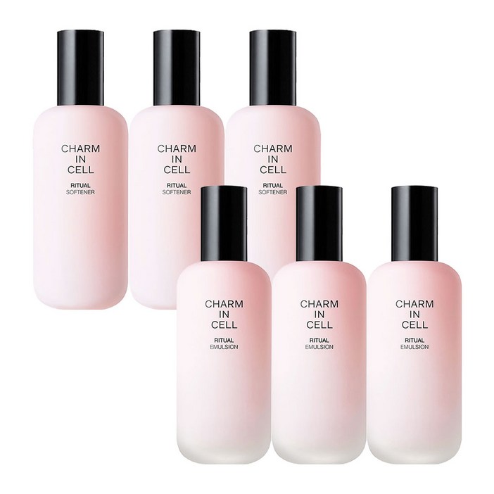 참존 참인셀 리추얼 33 기초 듀오세트 스킨 로션 110ml 단품 총 6개, 1세트