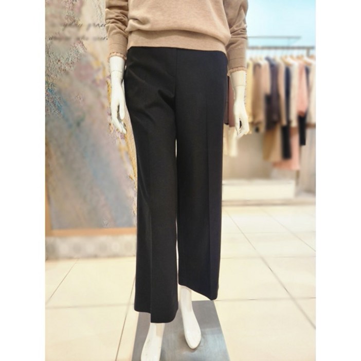 캐리스노트 CN3WPA901 울 혼방 와이드 정장팬츠