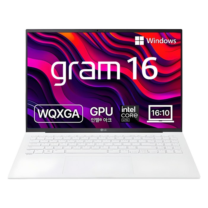 LG전자 2024 그램 16 인텔 코어Ultra5, 스노우화이트, 512GB, 16GB, WIN11 Home, 16Z90S-GA5HK