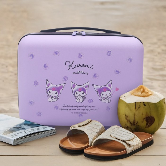 산리오 미니 레디백 캐리어 하드캐리온 쿠로미