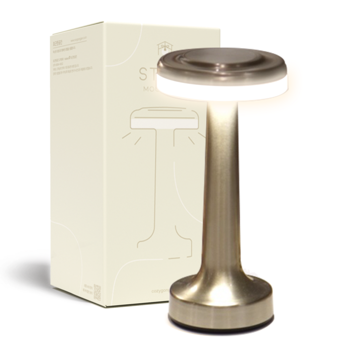 라이프아도너 T3 무선 LED 스틸 인테리어 캠핑 무드등 취침등 조명 단스탠드