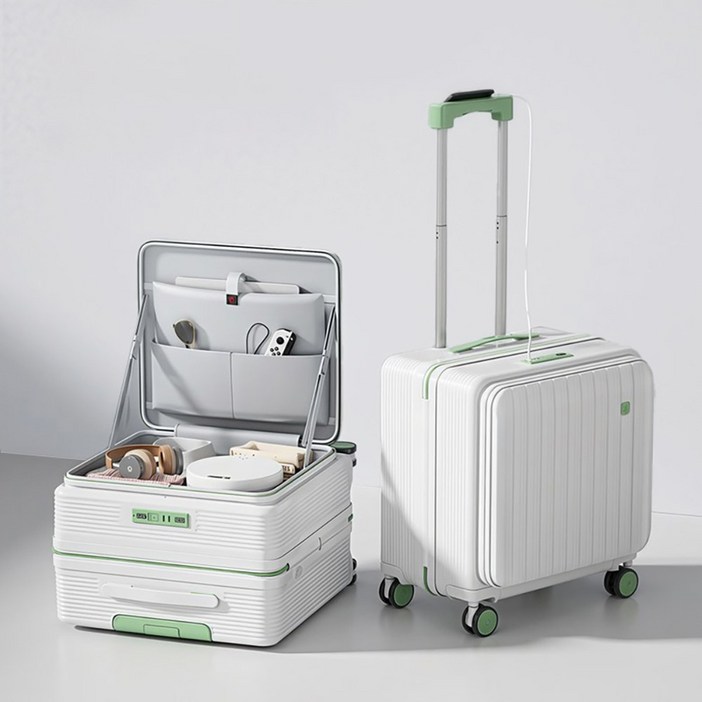 Chephie 무기한 A/S 보증 전면오픈 소형 기내용 여행용 캐리어