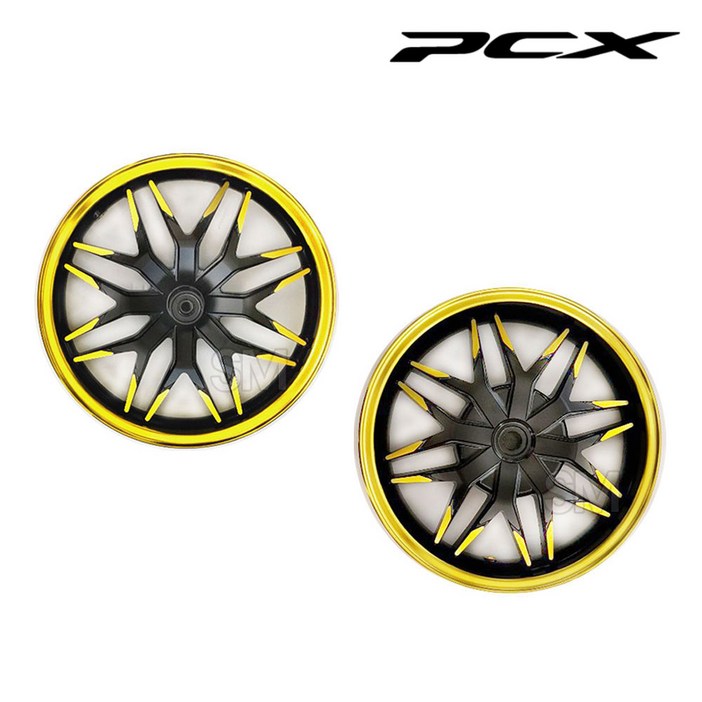 PCX 휠 세트 골드 더뉴 튜닝 프론트 리어 타이어 튜닝 바퀴 1820년, 1개 PCX 휠 세트 골드 더뉴 튜닝 프론트 리어 타이어 튜닝 바퀴 1820년, 1개