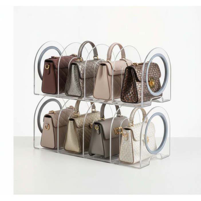 융풍 가방보관함 아크릴 케이스 칸막이 정리함 가방 수납장