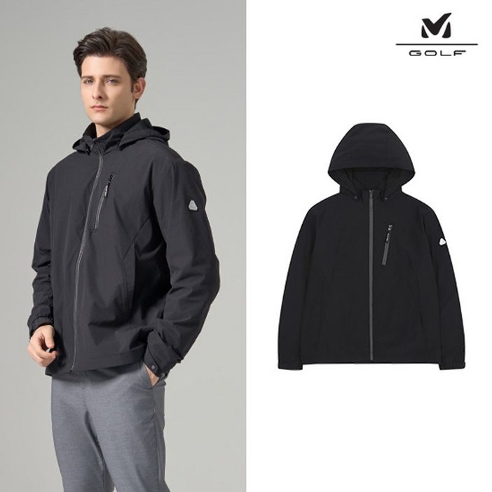 밀레골프 26SS 남성 스프링 우븐재킷