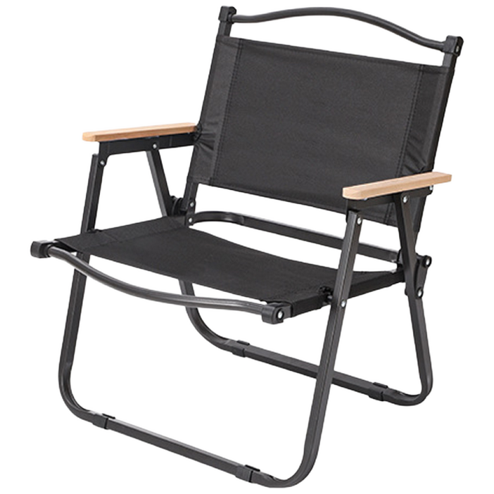 홈프로 경량 접이식 캠핑의자 아웃도어 폴딩 캠핑 로우체어 낚시의자, 1개, 블랙