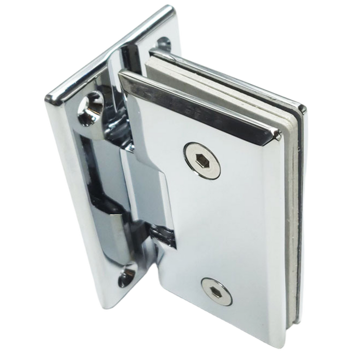 벽대 유리 T자형 T90 90도 경첩 샤워부스힌지 화장실 유리문힌지 크롬, 1개