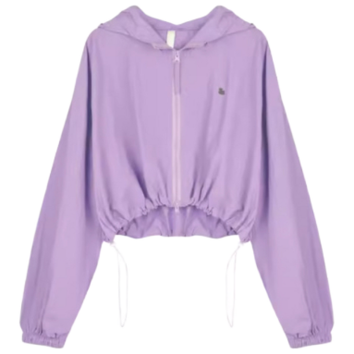 우리무드 여름 루즈핏 크롭 바람막이