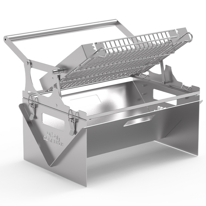 어반콘크리트 캠핑 원터치 그릴 바비큐, 회전 그릴 2종 세트, 1개