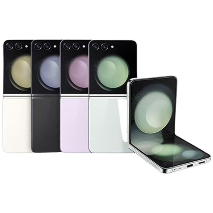 삼성 Ai 갤럭시Z 플립5 256GB 공기계 S급 (구성품: 단말기 + 유심핀 + 보호케이스 + 보호필름 / 12개월 무상보증), 256GB, 라벤더