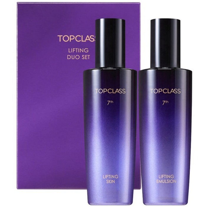 참존 탑클래스 리프팅 듀오 세트 스킨에멀젼 기초세트 트리플콜라겐 펩타이트 단백질