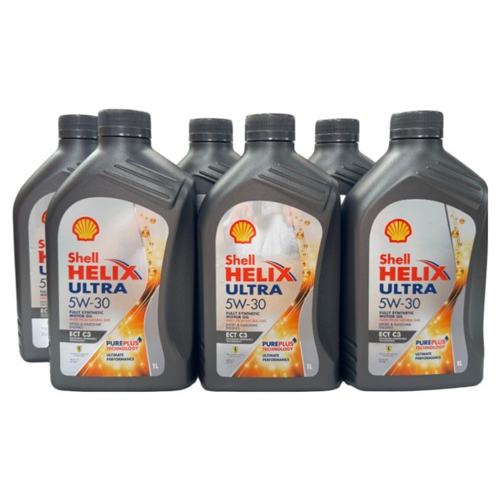 쉘코리아 힐릭스 울트라 ECT 5W30 1LX6EA 6L 국산, 6개, 1L, 5w30