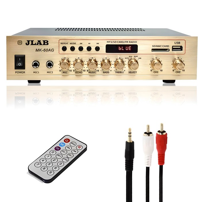 JLAB 2채널 블루투스 앰프  리모컨 MK60AG