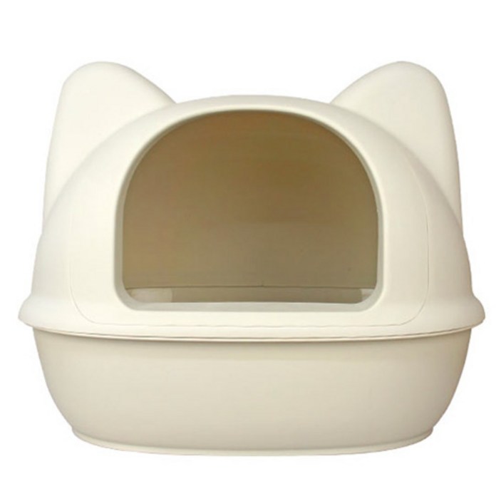 아이캣 고양이모양 점보 화장실, 아이보리 2307401