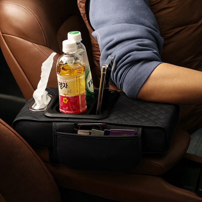 JUSTPICK 차량용 컵홀더 콘솔 팔걸이쿠션