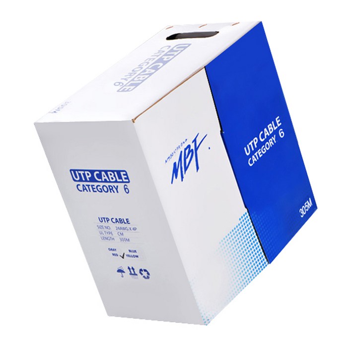 엠비에프 Category 6 UTP 랜케이블 305m MBFC6305G 엠비에프 Category 6 UTP 랜케이블 305m MBFC6305G