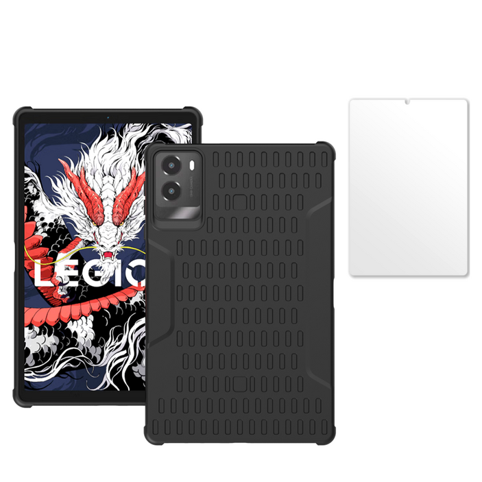 칸탐 TPU 패드 케이스 + 강화유리 액정보호필름 세트, 1세트