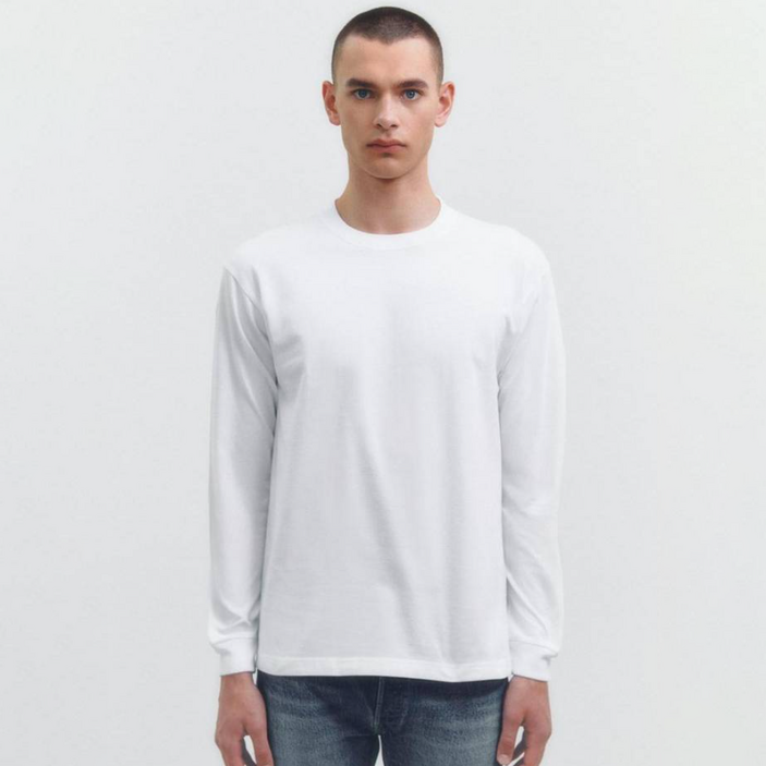 헤인즈 남녀공용 비피 롱 슬리브 티셔츠