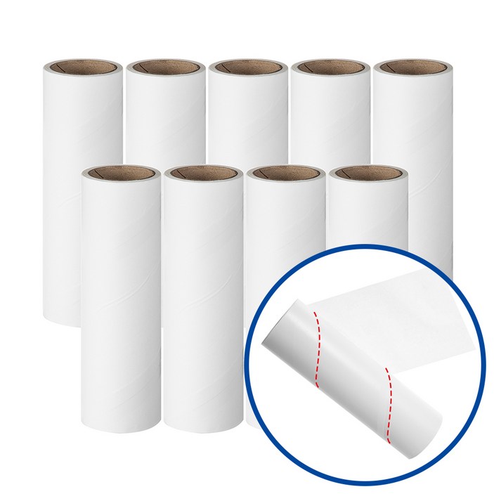 코멧 사선컷팅 테이프 클리너 리필 16cm x 12m, 9개