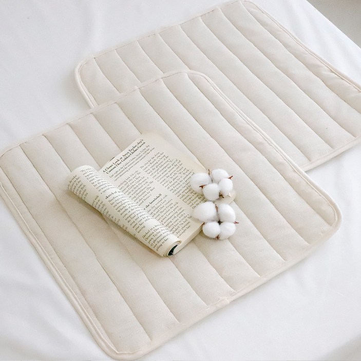 까사베르데 코빈 누빔 면 논슬립 방석 2p