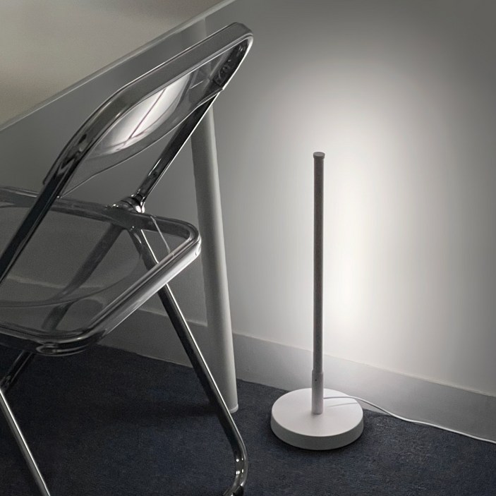 레나에너지 LED 북유럽 슬림 플로어 단스탠드, 화이트