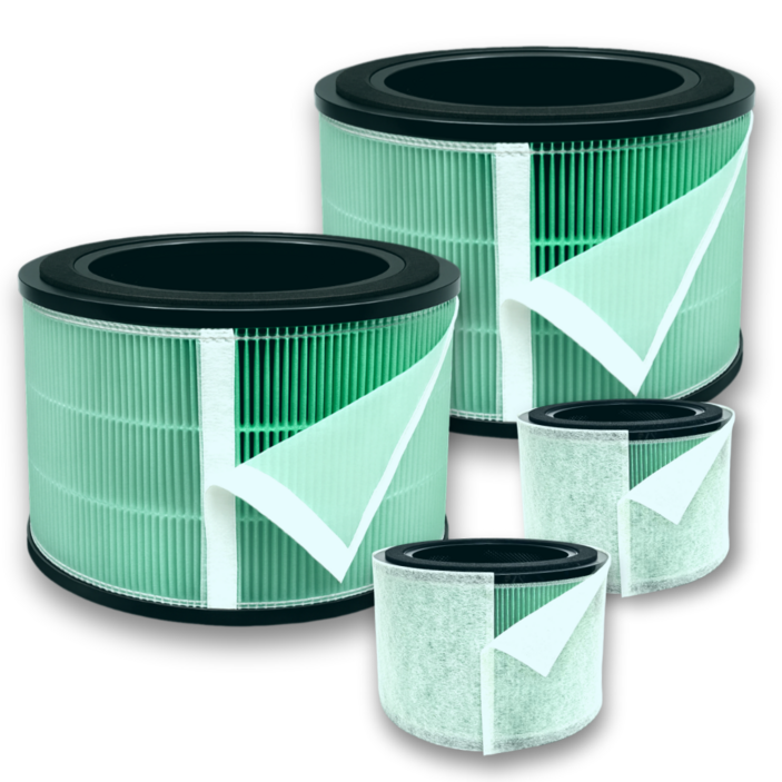 LG 엘지 공기청정기 퓨리케어360 해파필터탈취필터펫망필터보조필터 세트 전용 호환, 2세트, 1개