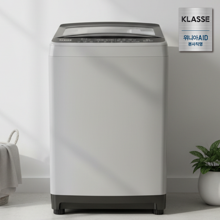 위니아 클라쎄 WFE112SSAAK 12kg 통돌이세탁기 가정용 원룸 오피스텔 라이트실버