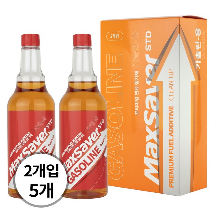맥세이버 STD 연료첨가제 가솔린 디젤 550ml, 가솔린휘발유, 10개