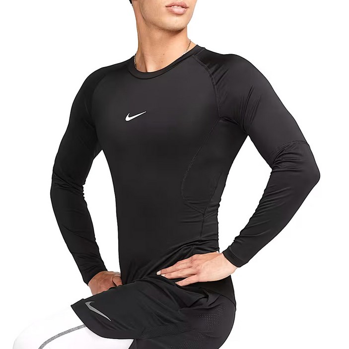 나이키 FB7920-010 프로 남성 드라이 핏 타이트 긴팔 피트니스 탑