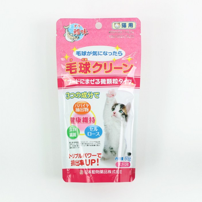 프리미엄 고양이 헤어볼 제거제 클린 반려묘 필수품