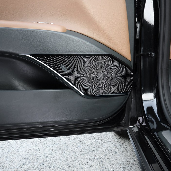 유투카 호환 디 올뉴 그랜저 GN7 튜닝 도어 스피커 커버 블랙 몰딩 인테리어 용품, 기타