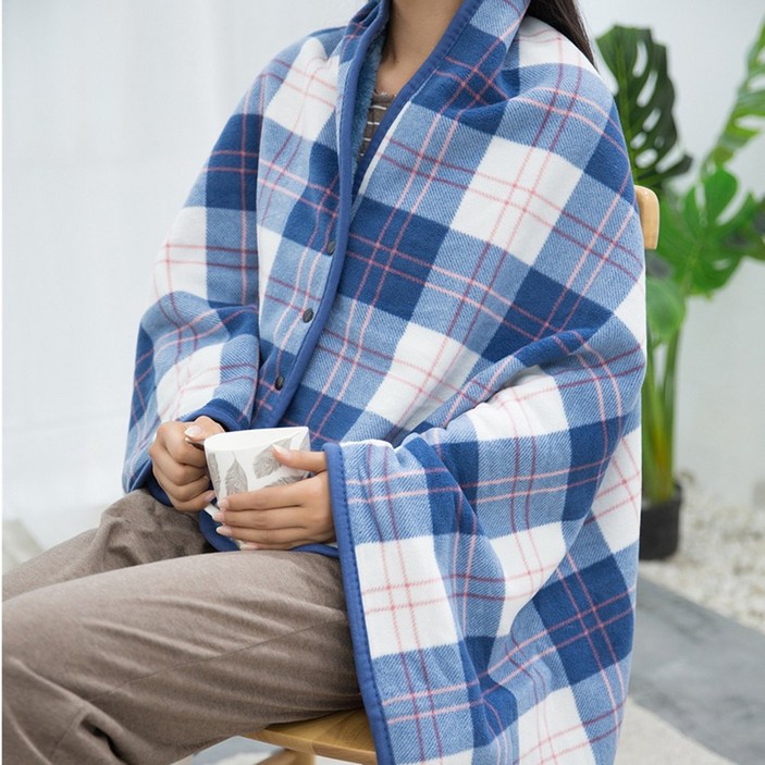 똑딱이 담요 극세사 밍크 차량용 캠핑담요 쇼파블랭킷(모조리박)