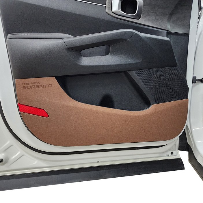 차량 도어 스크래치 커버 기스방지, 진브라운, 더뉴4세대카니발KA4 (23년11월~), 현대