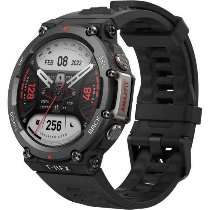 남성용 Amazfit T-Rex 2 스마트 워치 듀얼 밴드 6 위성 위치 지정 24일 배터