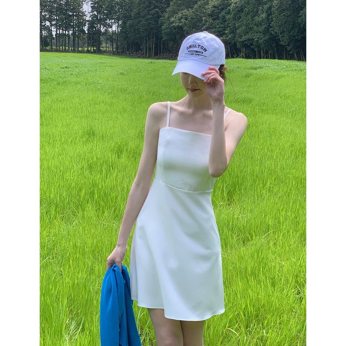 이삼사 끈조절 미니 뷔스티에 여름 원피스 빅사이즈 5color