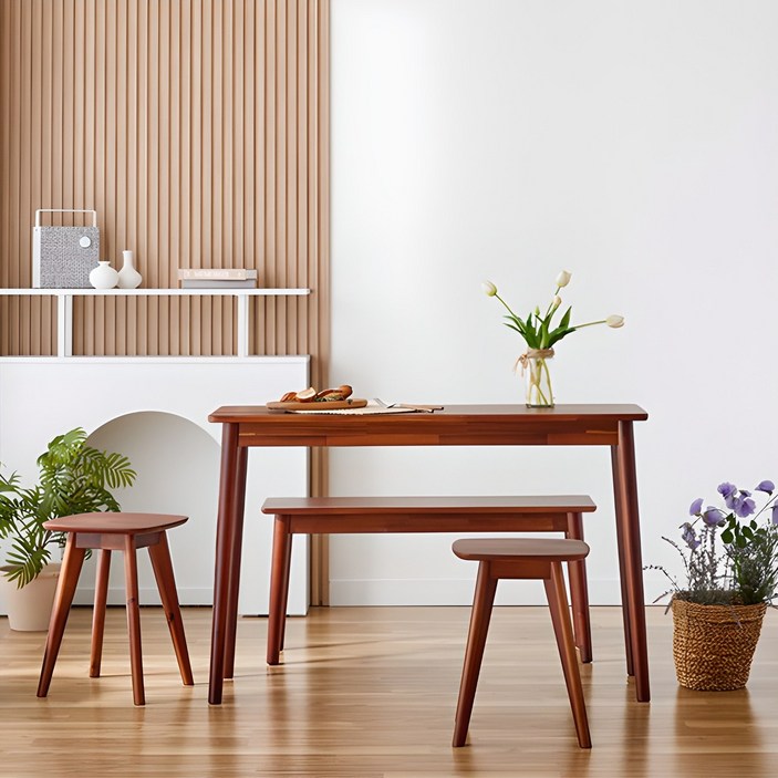 나인홈 베네 원목 식탁세트 폭좁은 책상 다용도 테이블 콘솔테이블 2colors
