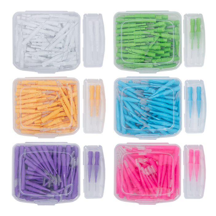 메디메이트 치간칫솔 i형 E-PACK 100P + 2P케이스, 1개, 100개입