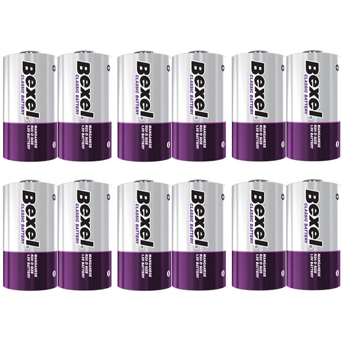 벡셀 망간 D형 건전지