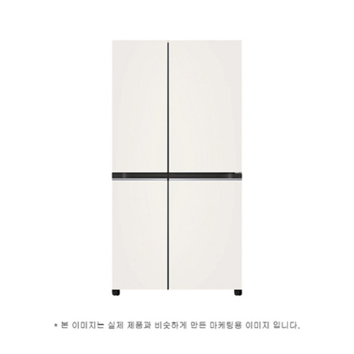 무브리테일 LG전자 오브제컬렉션 양문형 냉장고 S834BB20