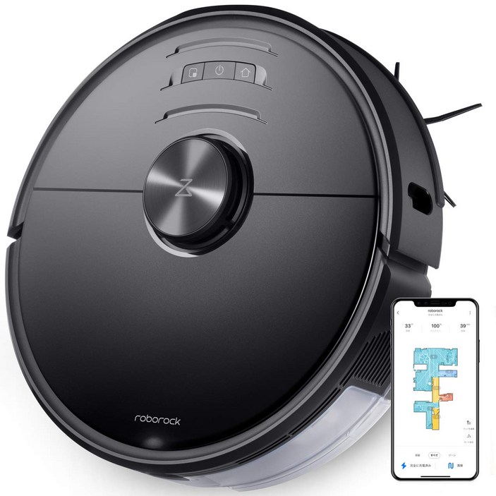 Roborock S6V52-04 ROBOROCK S6MaxV 청소 로봇 (검정)