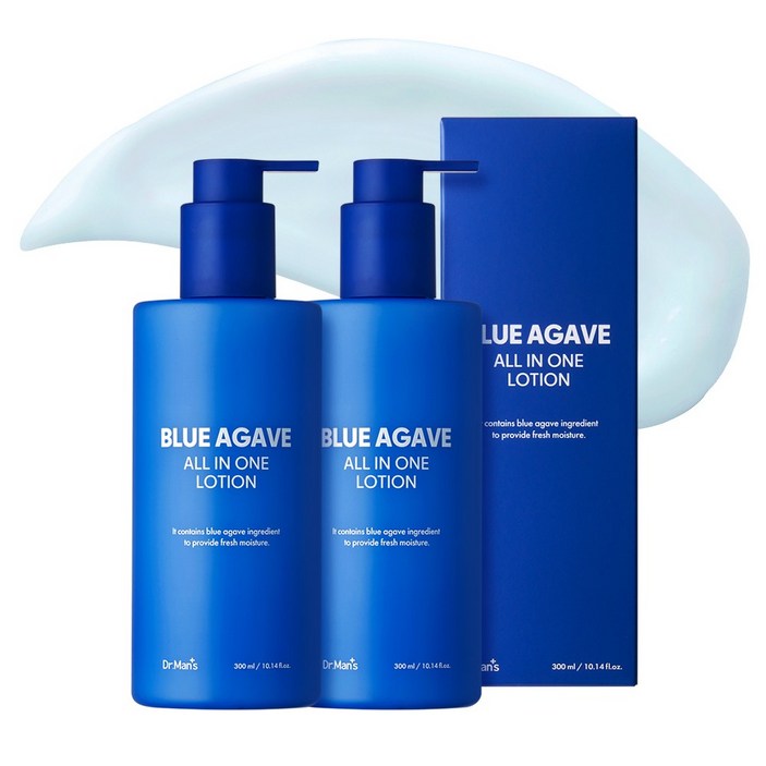 닥터맨즈 블루아가베 올인원 로션, 2개, 300ml 닥터맨즈 블루아가베 올인원 로션, 2개, 300ml