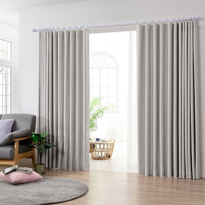 아로아 릴리커튼 무료배송 100프로 암막커튼 형상기억 자석끈증정 3중직 방한방풍 거실 안방 레일형 커튼봉링형 핀형커튼 바람막이 커텐