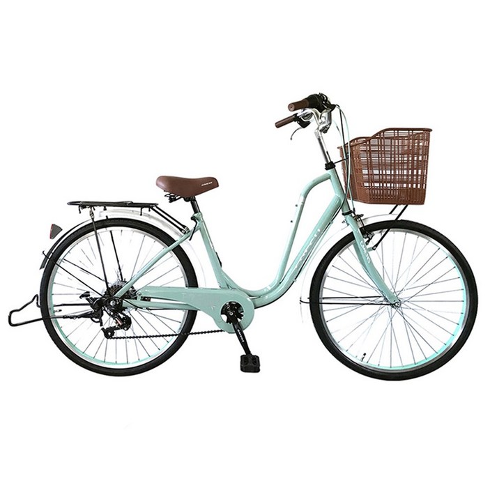 [지멘스 자전거] 여성 자전거 프레쉬 클래식 자전거 24인치 26인치 7단변속 스테인리스볼트 알루미늄 핸들