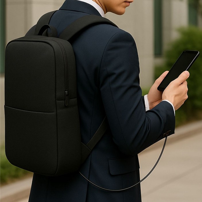 루프메이드 직장인 슬림 방수백팩 노트북가방