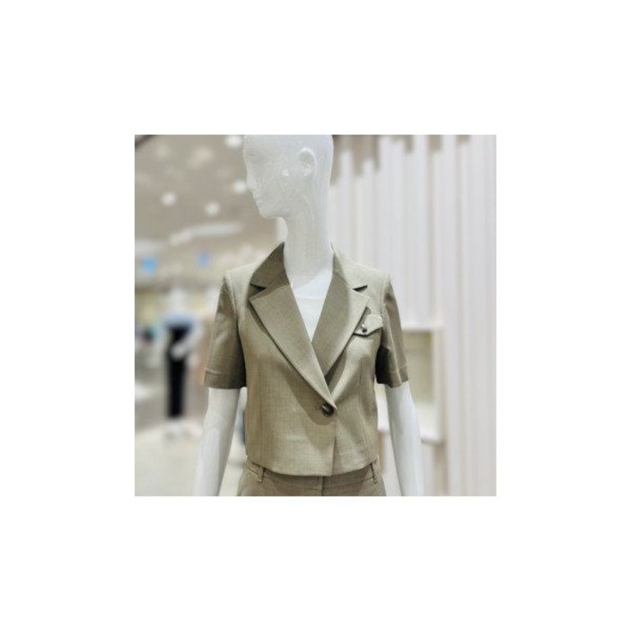 여름 셋업 정장 반팔 크롭 재킷 (EGJKOF8200) 846140